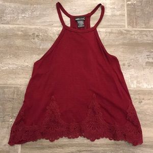 Embroided Lace Tank Top